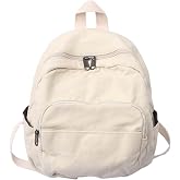 MaxxCloud Vintage Denim Laptop Backpack Casual Canvas Daypack Handbag Purse Lightweight Rucksack Shoulder Bag