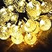 Sogrand,60LED 36FT.Solar String Lights,Warm White LED Crystal Ball,Solar Lights Outdoor,String Lights,Solar Garden Lights for Garden,Party,Dinner,Bedroom,Festival,Patio,Yard,Landscape