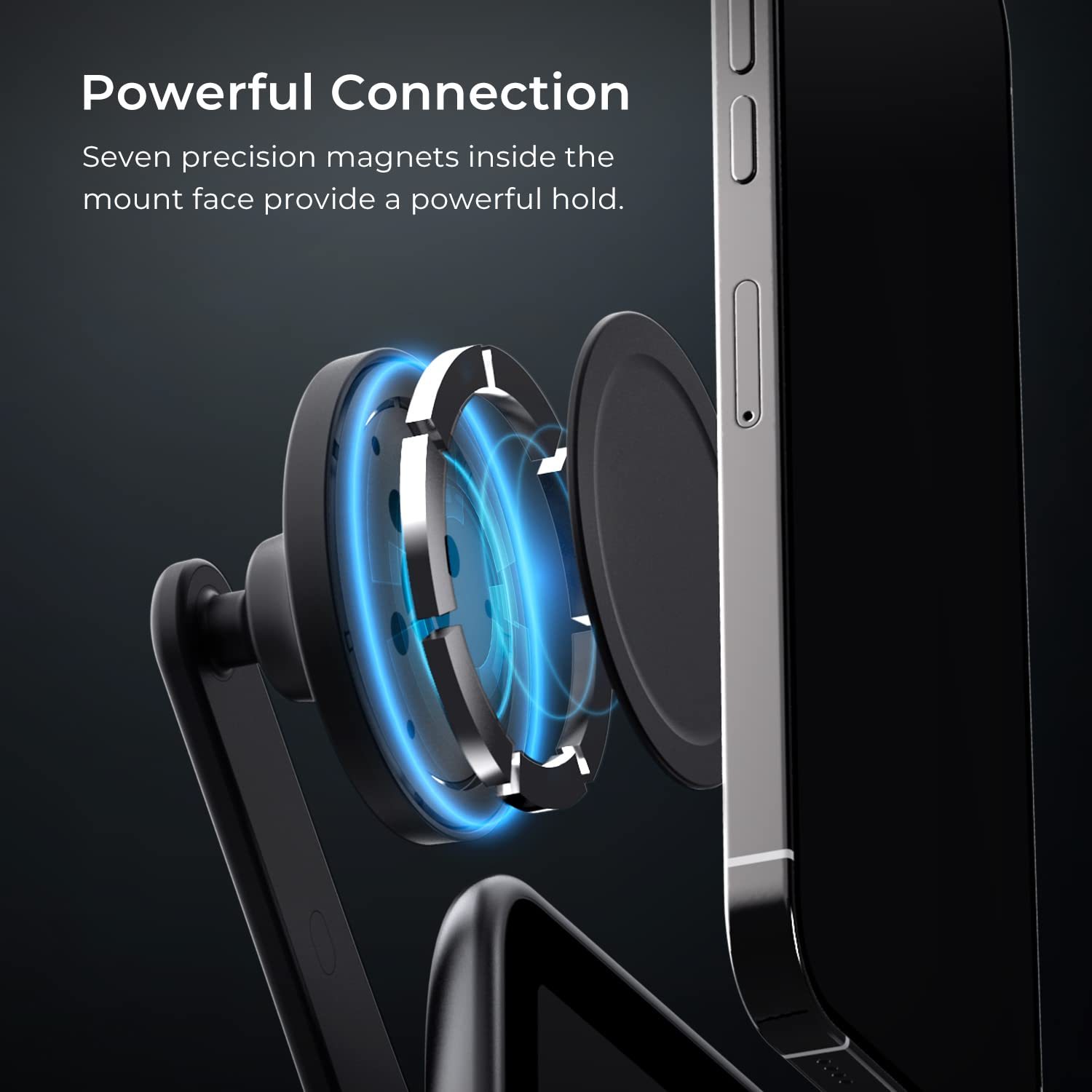 iOttie Terus MagSafe Compatible Monitor Mount for Tesla Model 3 and Model Y. Designed for MagSafe iPhones Including iPhone 12, 13, 14, and iPhone 15