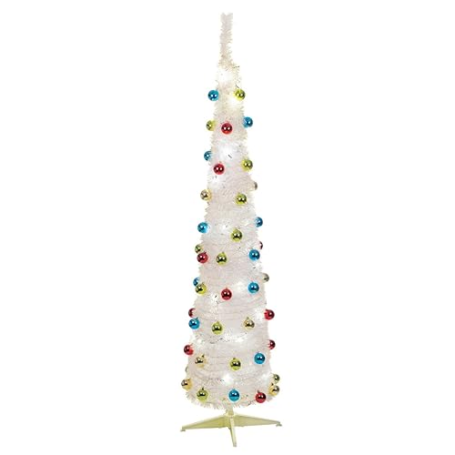 Kingfisher PRTREE Pop Up Ribbon Christmas Tree, Transparent Amazon.co