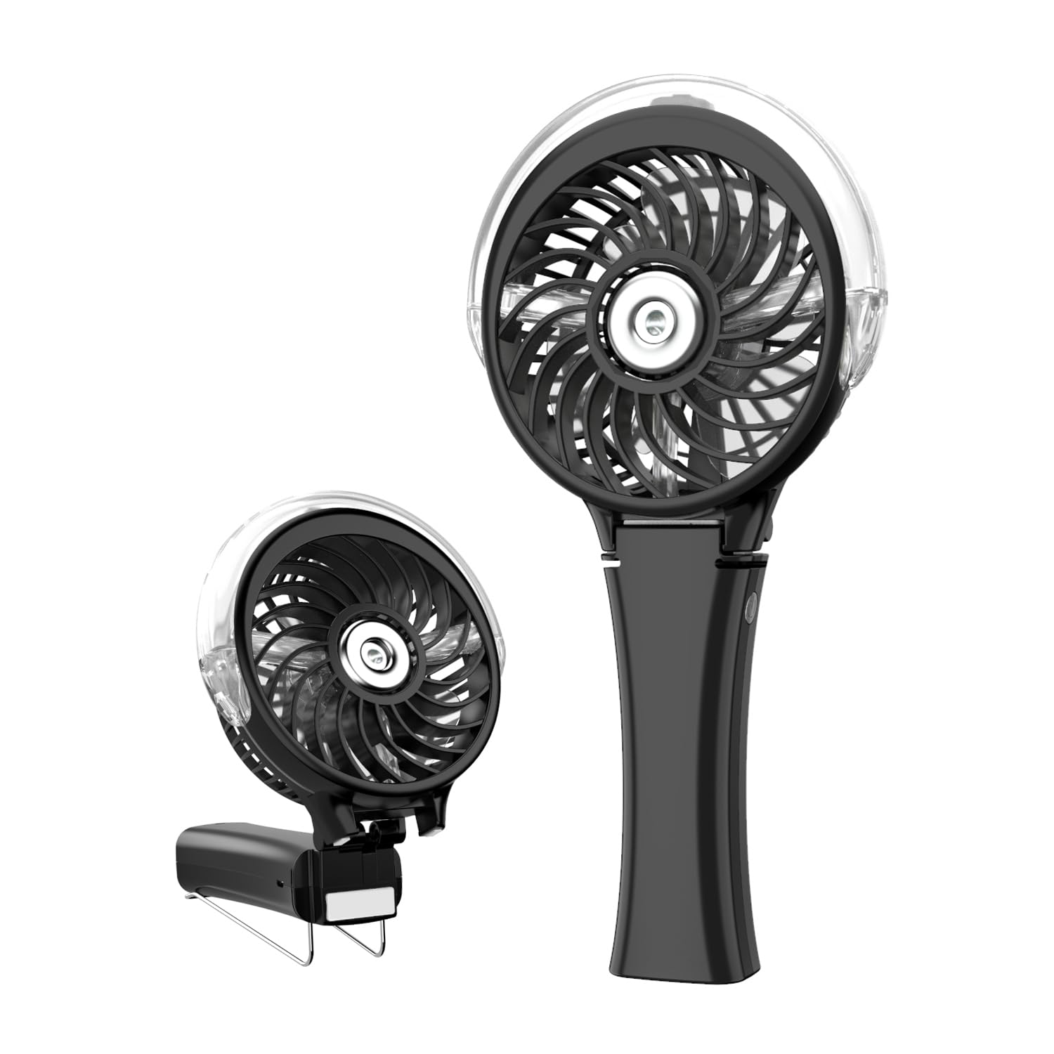 Photo 1 of HandFan Upgraded Handheld Misting Fan, Portable Mister Fan, Personal Spray Water Mist Fans Rechargeable, Foldable Electric Mini Fans for Summer Beach Travel Makeup Concerts, Gifts for Women(Black)