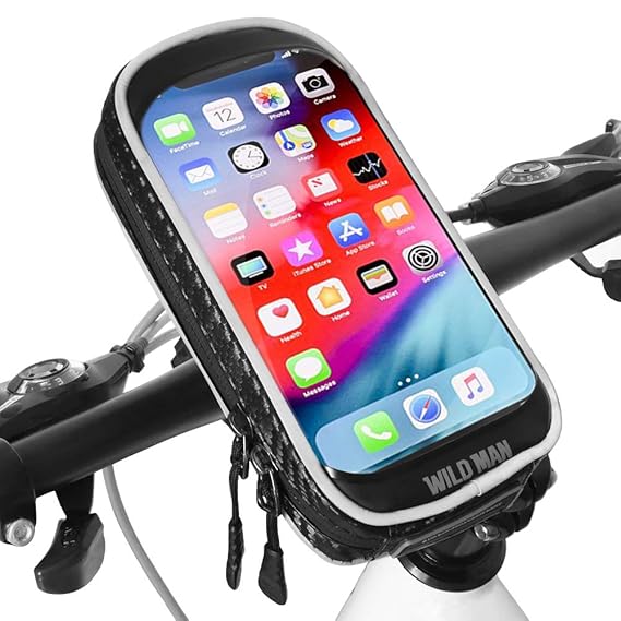 Fahrrad Handyhalterung Wasserdicht Universal 360° Drehbar Motorrad-Halterungen mit Empfindlicher Touchscreen Handyhalter Fahr