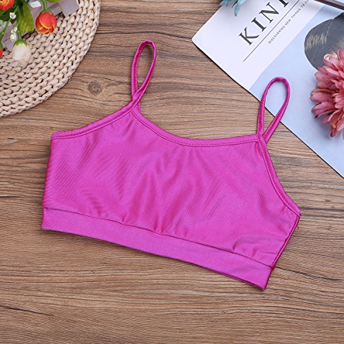 image for YiZYiF Childrens Girl Polka Dot Strappy Top Bra and Shorts set for Swi