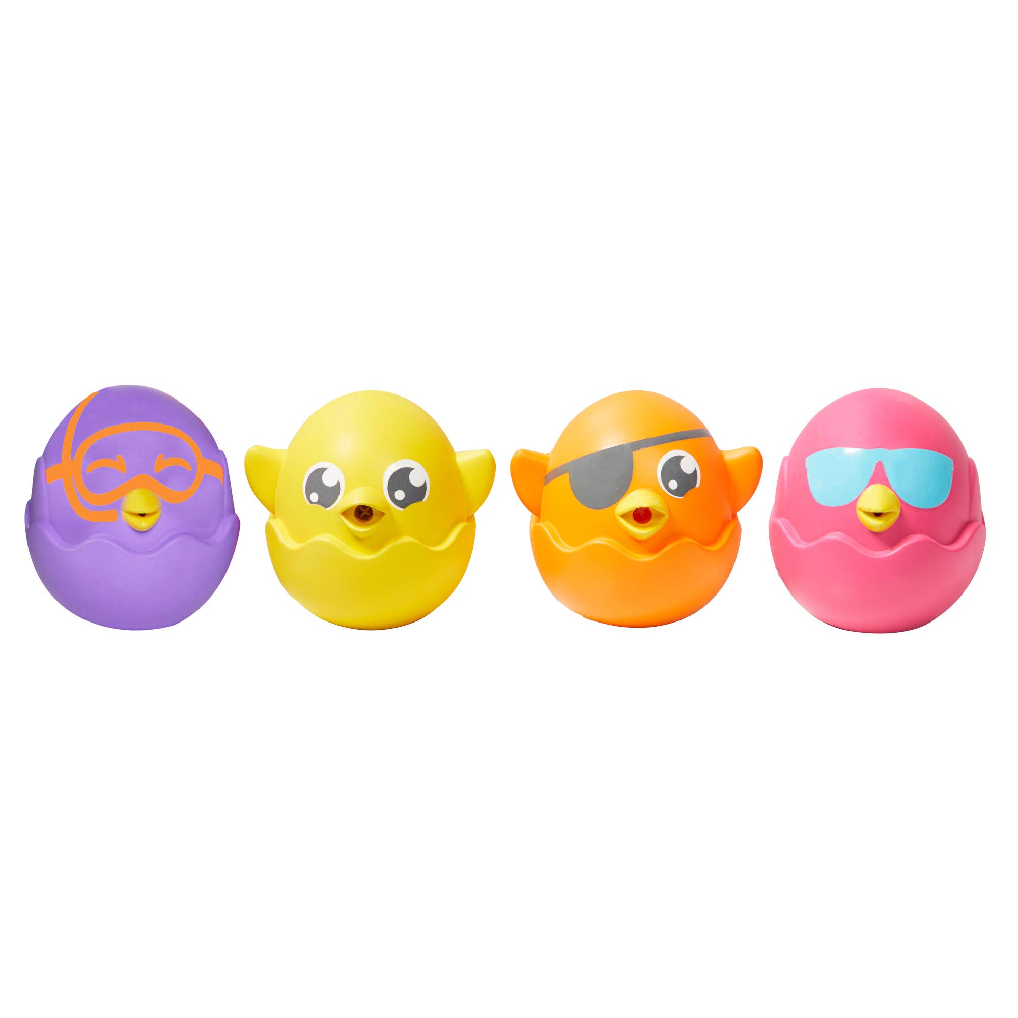 Toomies E72818C Hide & Squeak Bath Squirters Toomies Eggs, Multicoloured