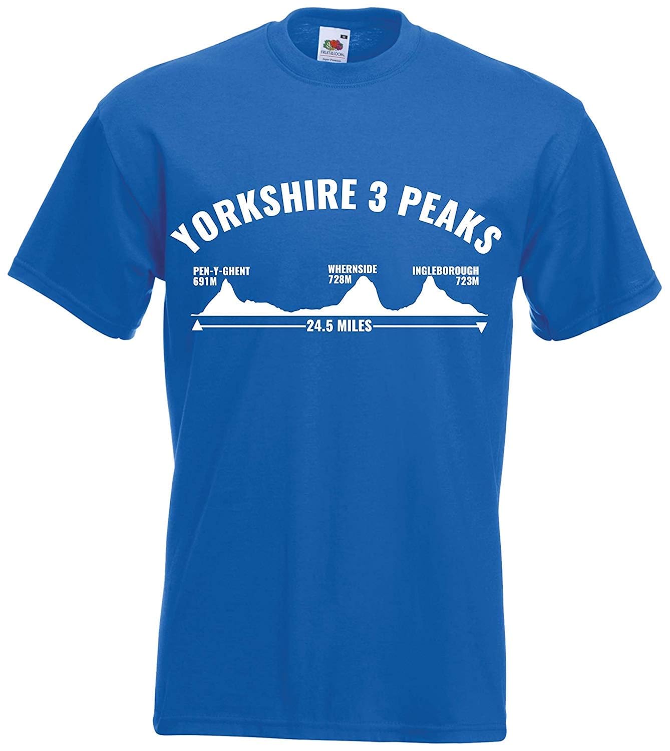Summy Dogs Tees Yorkshire Three Peaks Walking Challenge T Shirt