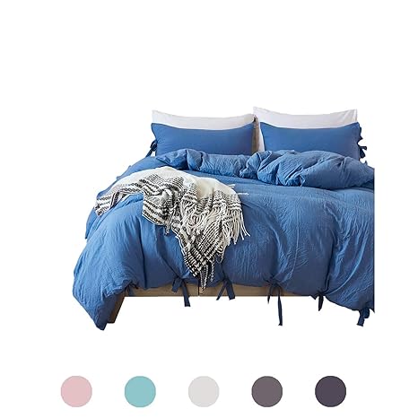 Amazon Com Move Over 2 Pieces Blue Bedding Royal Blue Duvet
