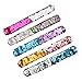 Yolito 5 Pack Mermaid Slap Bracelets Reversible Magic Sequin Bracelets Toys 2-Color with Comfortable Velvet Lining Birthday for Kids