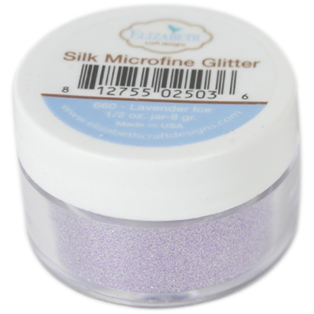 Elizabeth Craft Designs Silk Microfine Glitter .5oz, multicolour