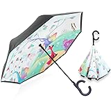 ZOMAKE Auto Open Inverted Umbrella Double Layer
