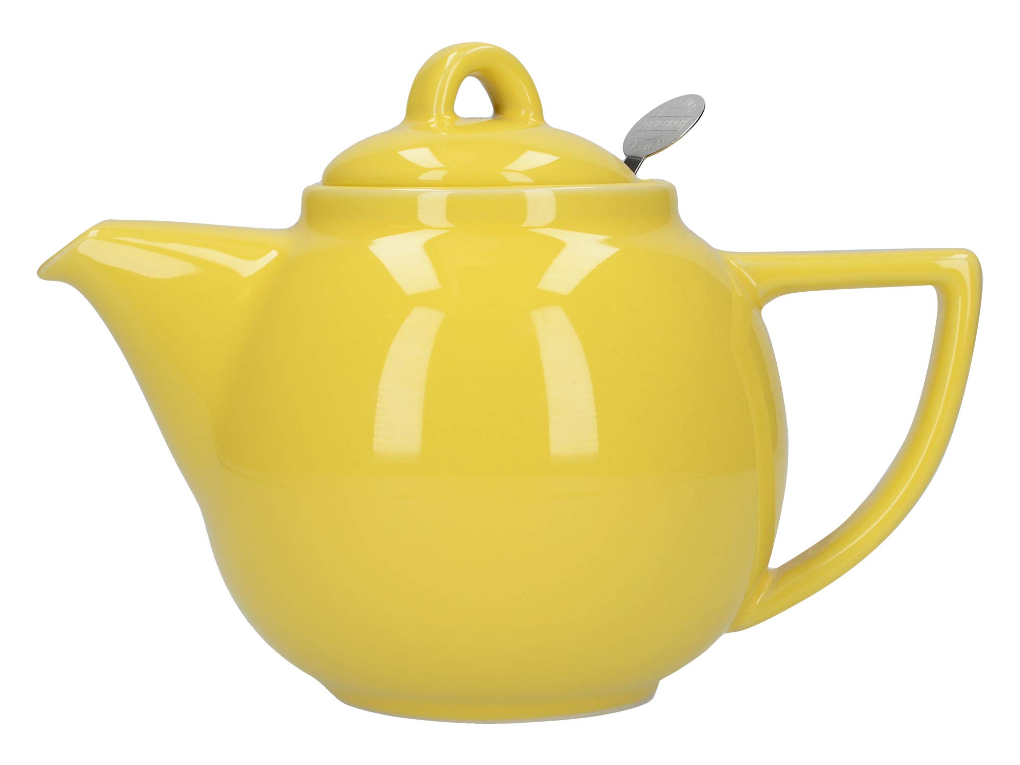 London Pottery Geo Filter Infuser Teapot, Ceramic, Lemon, 2 Cup (650 ml) โ image 1