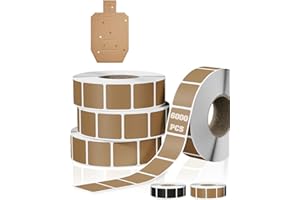 LAKINGO Target Pasters 1500/3000/4500/6000 Pcs, 1 Inch Self-Adhesive Target Stickers Tape for Cardboard & Paper Silhouette Targets, Perfect for USPSA, IPSC, IDPA, and Shooting Practice