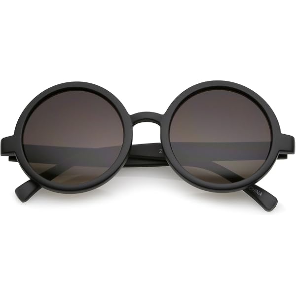 Amazon.com: Round Oversized Retro Fashion Sunglasses for  display picture 3
