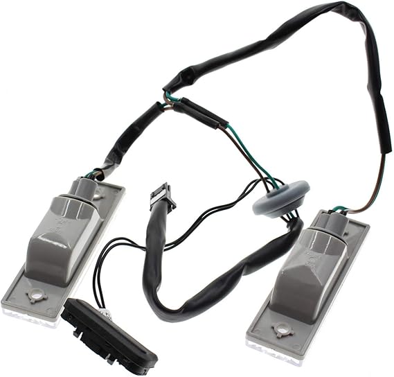AUTOKAY New Rear Trunk Release Switch with Licence Plate