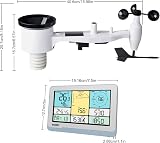 ECOWITT Weather Station WS3820 7.5in Console WiFi 7-in-1 WS69 Outdoor Sensor view 2