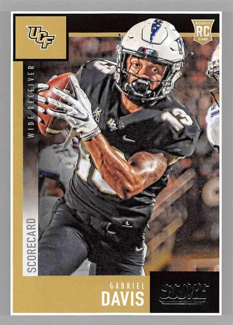 Amazon 2020 Score Scorecard Football 423 Gabriel Davis RC Rookie 