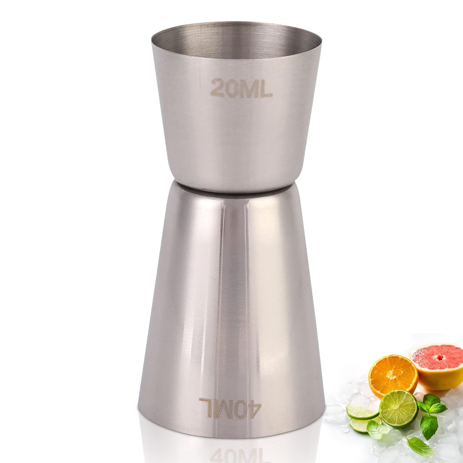 Alcohol Measure,25ml/50ml Double Jigger Stainless Steel Jigger Bar Craft,Jigger Spirit Measures,Dual Spirit Measure Cup for Bar Party Wine Cocktail Drink Shaker