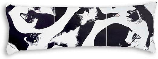 Amazon Com Veronicaca Lovely Cat Custom Cotton Body Pillow Covers
