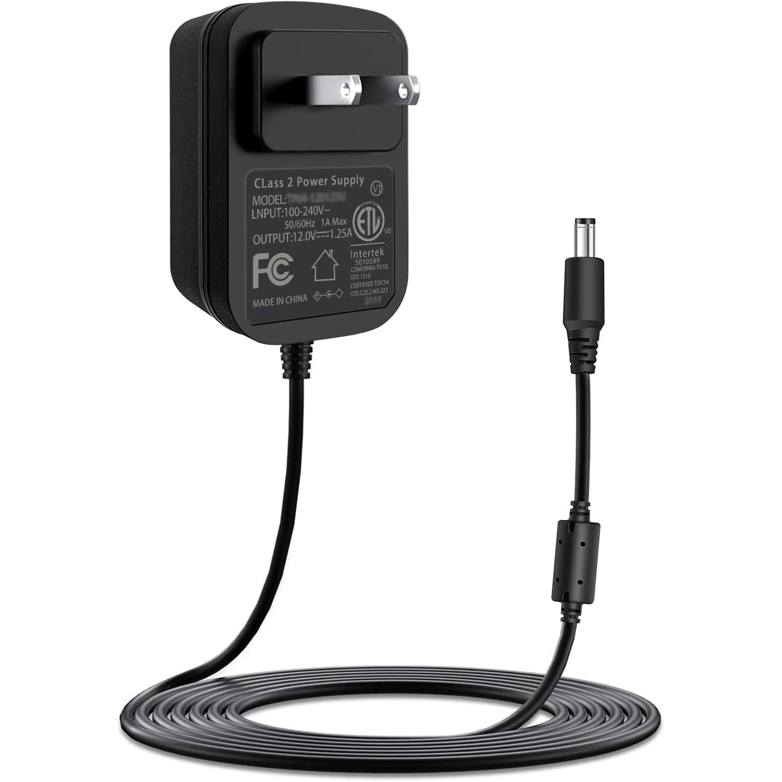 Photo 1 of 15W Charger Power Cord Compatible with Alexa Echo Dot (3rd 4th 5th Gen), Show 5 (1st 2nd Gen), Fire TV Cube, Pop, Spot 12V 1.25A Power Adapter.