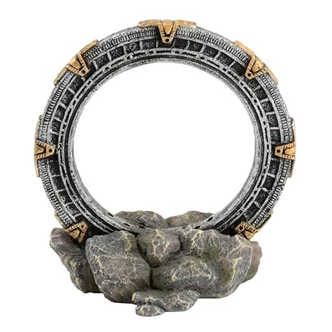 Sci Fi Aquarium Decorations Stargate Small Amazon In Pet Supplies