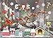 Clearance!! ZOMUSA Festival Christmas Glass Wall Decoration Removable Wall Sticker Christmas Tree Gifts Socks Santa Claus Print Wall Decals (I)