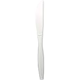 Boardwalk Heavyweight Polypropylene Cutlery, Knife, White, 1000/Carton