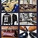 COCONIX Brown Leather and Vinyl Repair Kit - Restorer of Your Couch, Sofa, Car Seat and Your Jacket - Super Easy Instructions - Restore Any Material, Genuine, Italian, Bonded, Bycast, PU