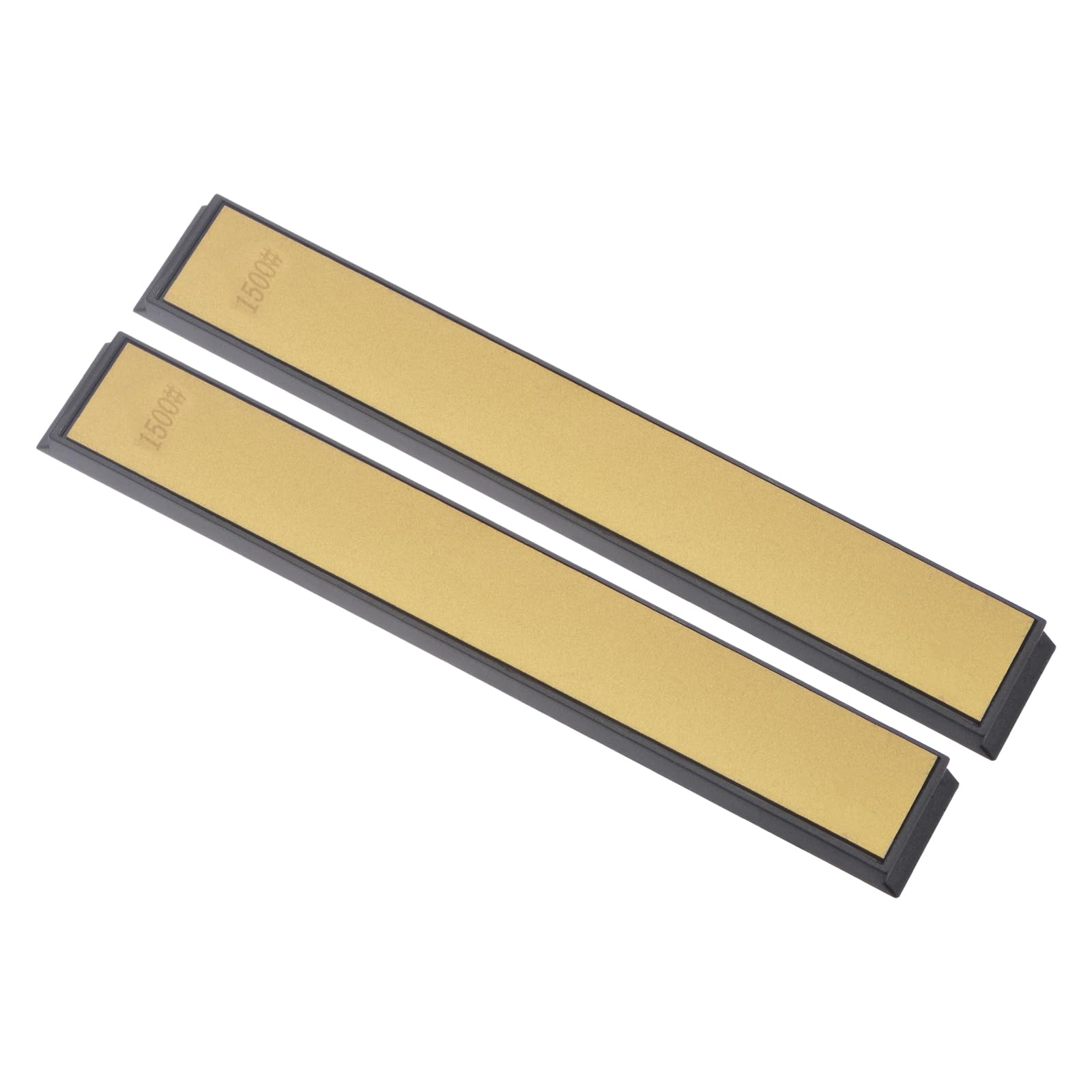 CoCud Diamond Sharpening Stone, 1500 Grit 6" x 0.8" Total Size, Titanium Coated Whetstone Sharpener Abrasive Tool - (Applications: for Metal Grinding), 2-Pieces