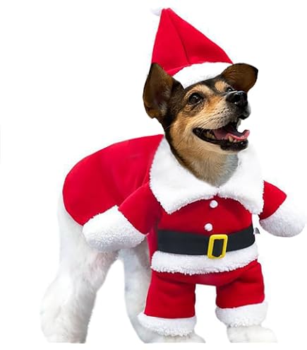 white christmas dresses Parisian Pet 'Mrs. Claus Dress' Dog & Cat Shirt – Holiday Pet Apparel
