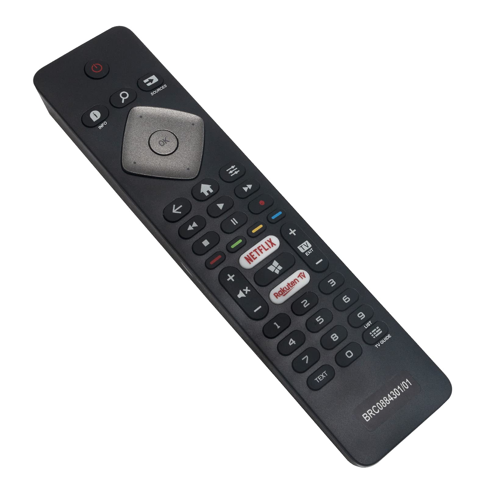 ALLIMITY BRC0884301-01 Remote Control Replace fit for Philips 4K UHD TV 24PFS6855/12 43PUS6504/12 32PFS6805/12 43PUS6504/62 65PUS6554/12 50PUS6554/12 43PUS6554/12 43PFS6805/12 58PUS6504/12