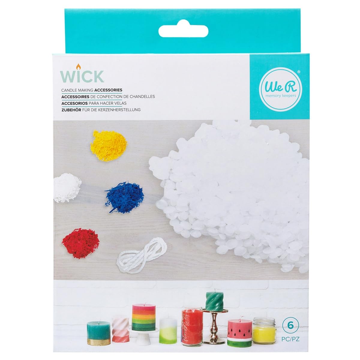 We R Memory Keepers Wick & Wax Bundle, Multicolor, One Size
