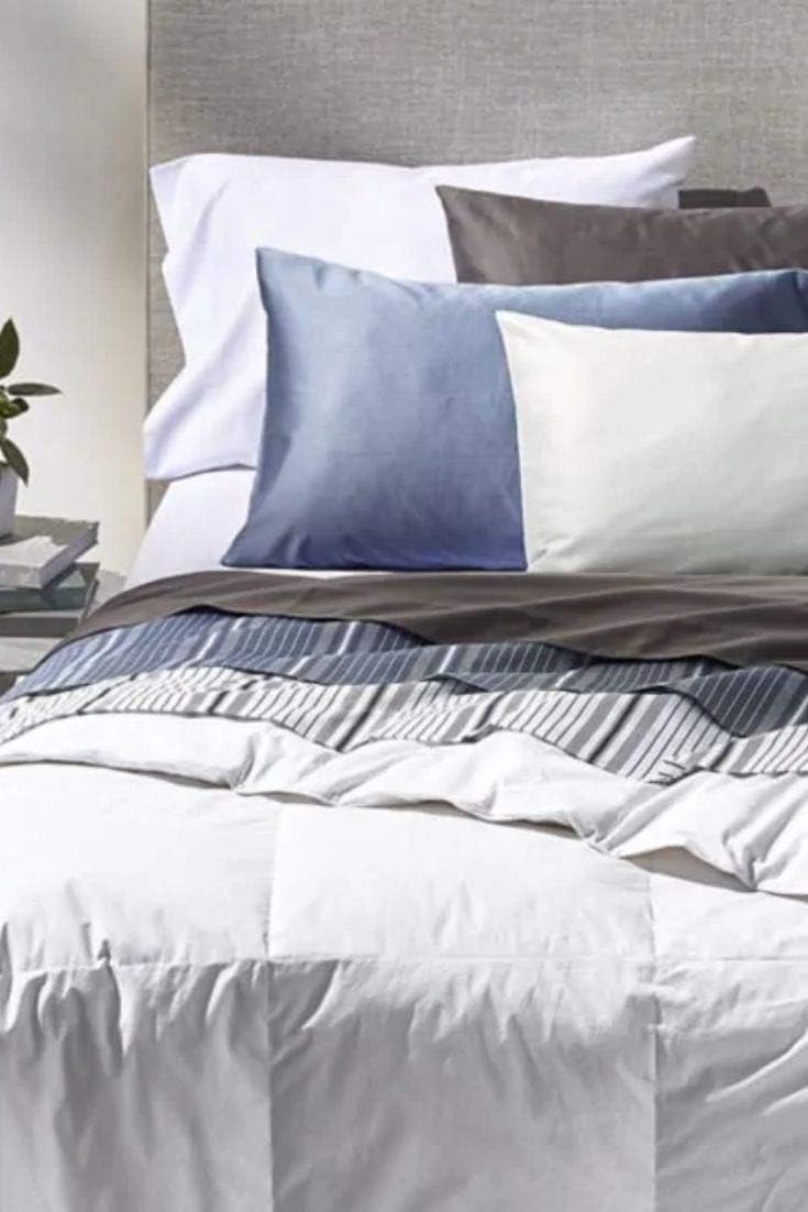 Glucksteinhome 525 ThreadCount Cotton Striped 4Piece