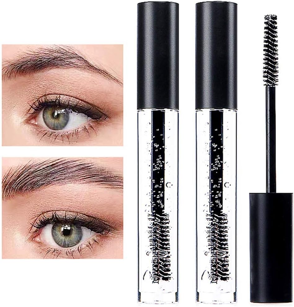HIVETZ 2PCS Clear Eyebrow Gel Waterproof Long-Lasting Brow Styling Shaping