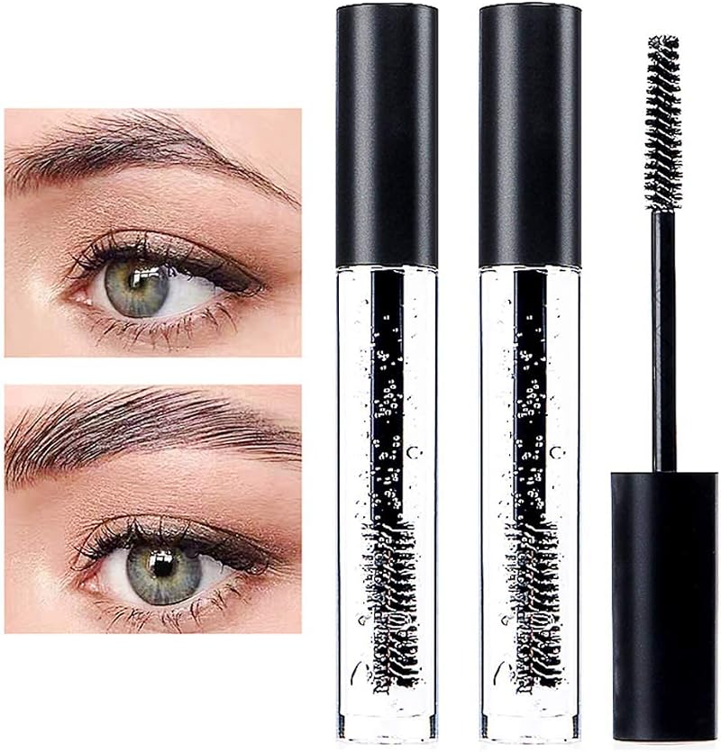 HIVETZ 2PCS Clear Eyebrow Gel Waterproof Long-Lasting Brow Styling Shaping