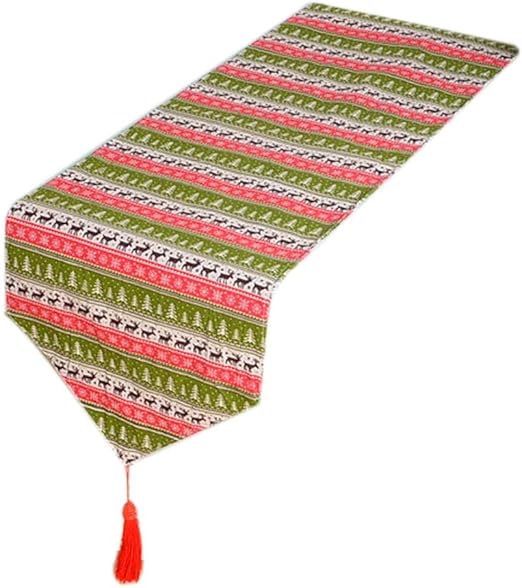 Centrotavola Natalizio Rettangolare.Nikgic Centrotavola Natalizio In Cotone Tovaglia Rettangolare Con Supporto Per Albero Di Natale Decorazione Da Tavolo Per Feste Riunioni Di Famiglia Pasti Di Natale 28 X 180 Cm Fiocco Di Neve Amazon It