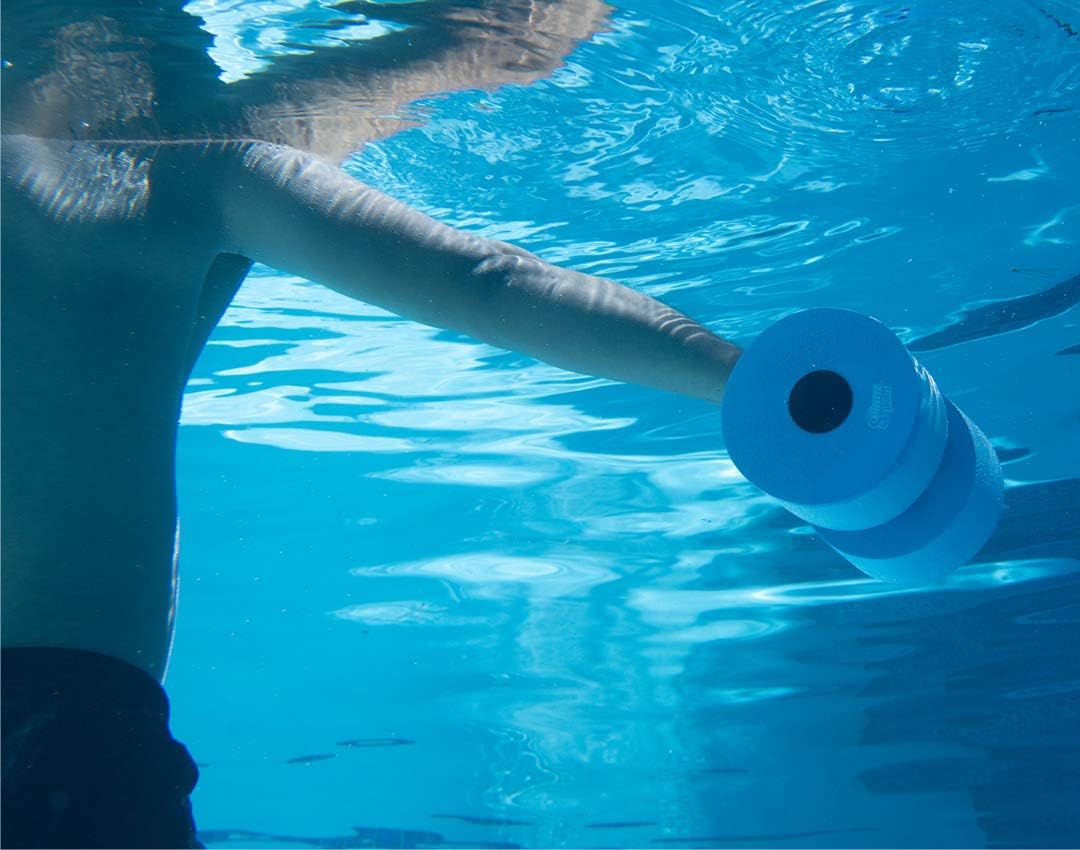 Sunlite Sports High-Density EVA-Foam Dumbbell Set - Soft Padded - Water Aerobics, Aqua Therapy, Pool Fitness, Water Exercise - Advanced Size (Blue, Large) : Sports & Outdoors