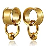 Earblity 1 Pair Basic gauges+1 rings+1 balls