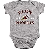 Elon University Official Phoenix Unisex Infant Snap Suit for Baby