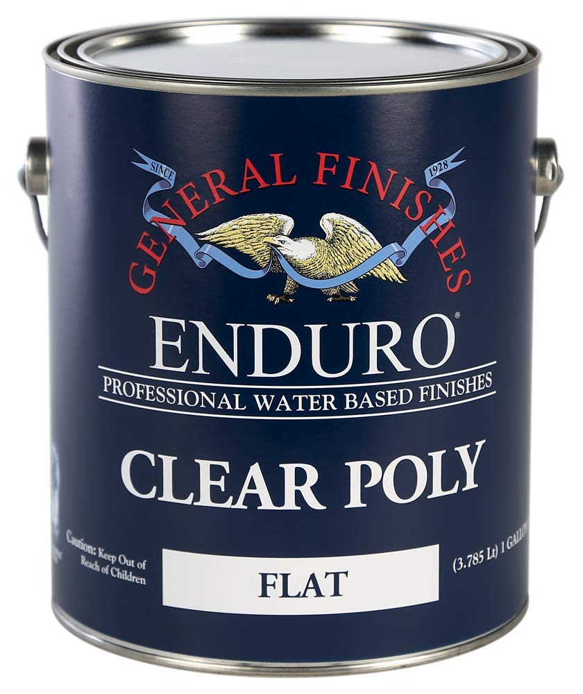 General FinishesEnduro Water Based Clear Poly, 1 Gallon, Flat