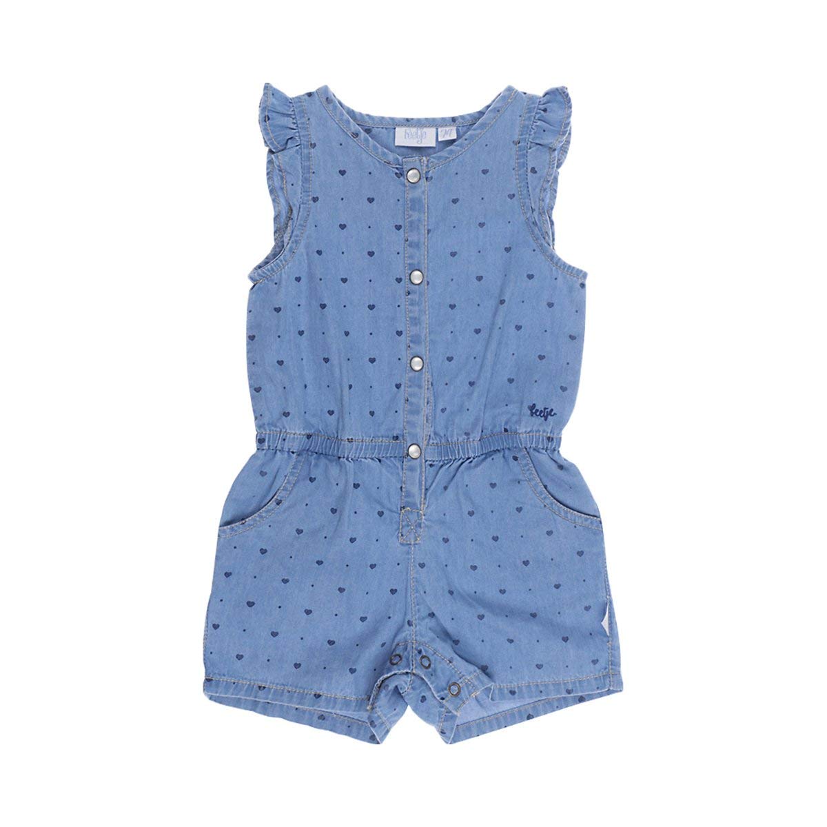 Overalls Feetje JeansJumpsuit kurz Herzen Baby