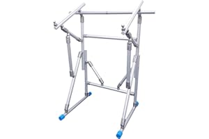 Couple Embroidery Art Cross-Stitch Stand Embroidery Frame Stand Aluminum Alloy Embroidery Frame Stand Adjustable Cross-Stitch Stand Suitable for Embroidery and Sewing (Floor-Standing)