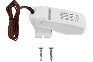 DasMarine Bilge Pump Float Switch - 20A 12-24-32V DC, Ignition Protected for Pumps up to 20 Amps - Boat Bilge Pump Float Swit
