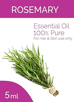 Rosemary Essential Oil for Hair and Skin - 100% Natural, Pure & Organic (5ml)