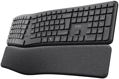 Arvia Spanisches Layout (QWERTY) Ergonomische Tastatur Kabellos