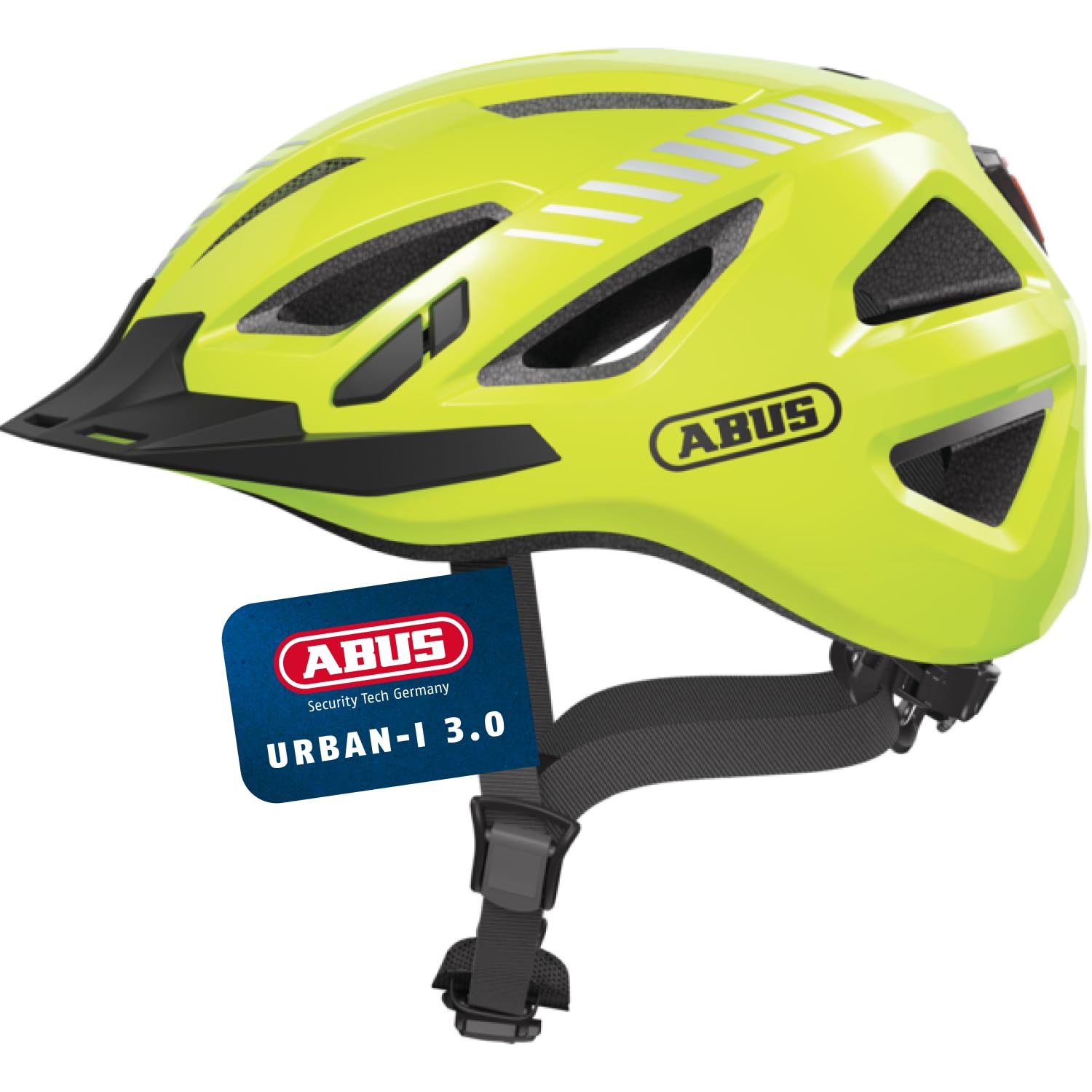 ABUS 86868 Fahrradhelm, Gelb (Signal Yellow), L (56-61 cm)