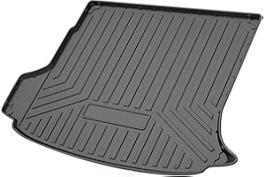 Elsetyler Custom Fit for Cargo Liner 2021 2022 2023 2024 2025 Buick Envision - Black TPO All Weather Heavy Duty Waterproof Rear Cargo Tray Trunk Floor Mat Protector