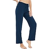 GYS Bamboo Viscose Women's Pajama Pants, Lightweight Comfy Casual Lounge Yoga Pants, Pj Bottoms Sleep Pants with Drawstring