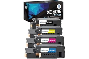 Gotoners 4PK Compatible Xerox 6015 Toner 106R01627 106R01628 106R01629 106R01630 for Xerox WorkCentre 6015/ni 6015ni 6015 601