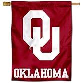 Oklahoma Sooners OU House Flag 30 (w) x 40 (h) Inches