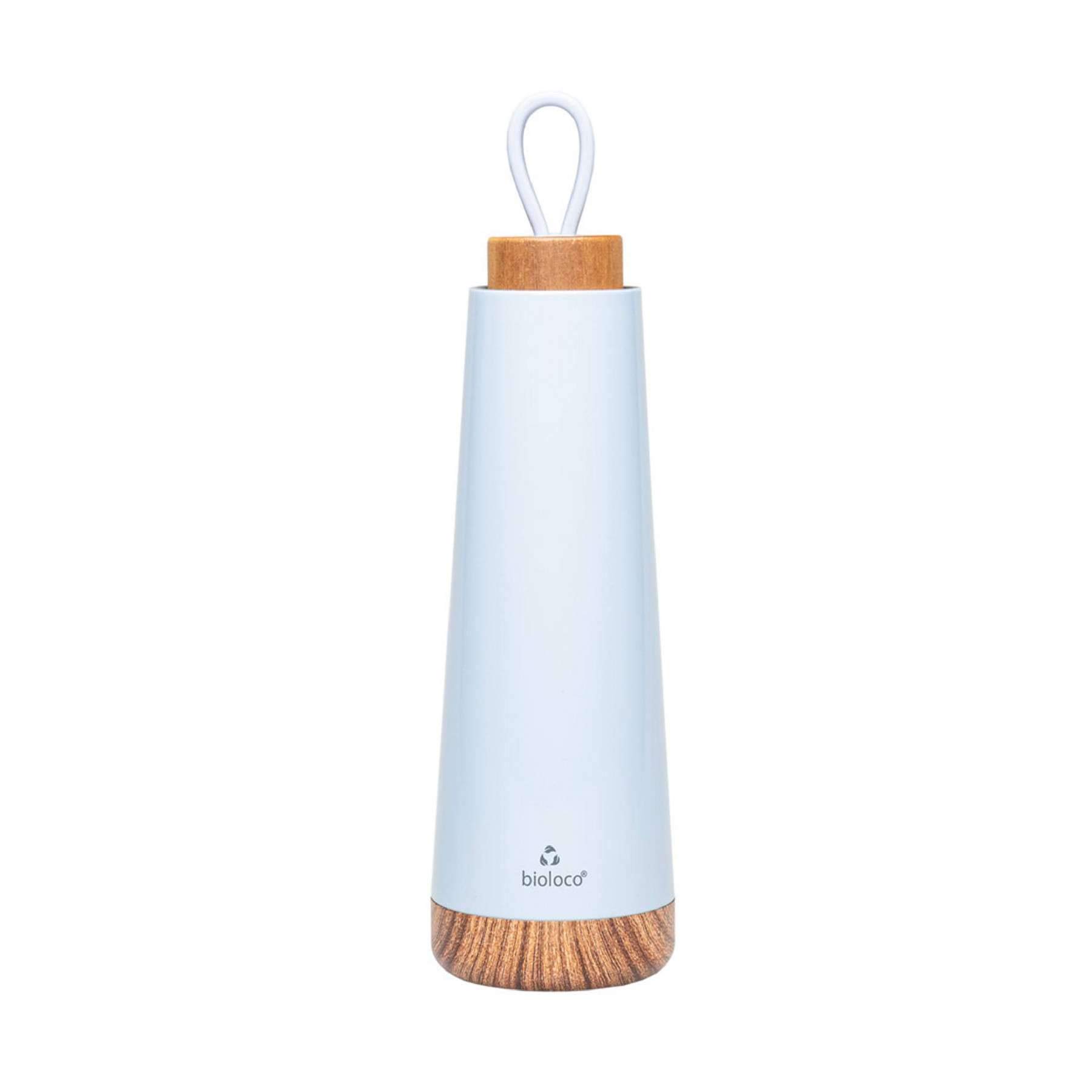 Chic Mic Unisex - Adult Bioloco Loop Insulated Flask, Sky Blue, 7.5cm x 7.5cm x 28cm