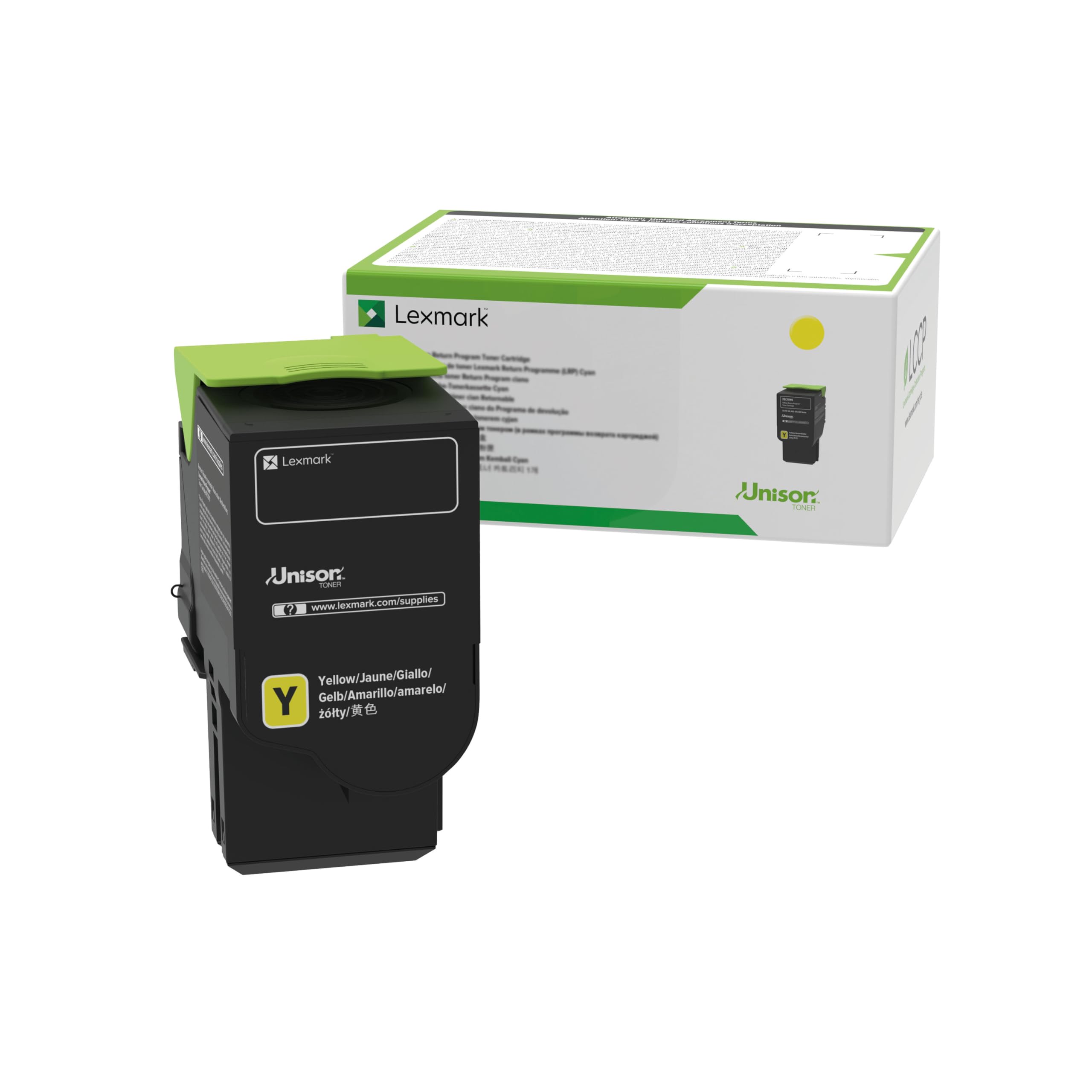 Lexmark 78C1XYE Extra High Yield Contract Toner Cartridge Yellow